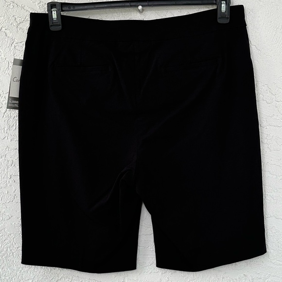 Coral Bay Comfort Waistband Woman Shorts The Slimming Solution Black 16W - Picture 2 of 6